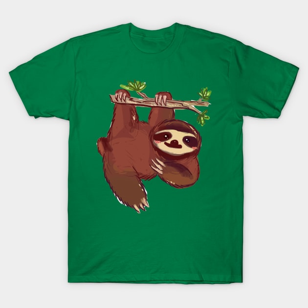 Adorable Sloth T-Shirt by saradaboru